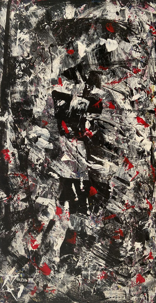 Abstract Expressionist Painting by Riaan Pretorius - Composition 2 in B Flat