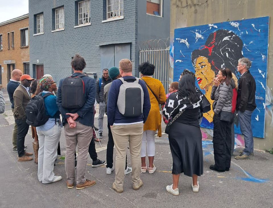 Mural painting by artist Riaan Pretorius